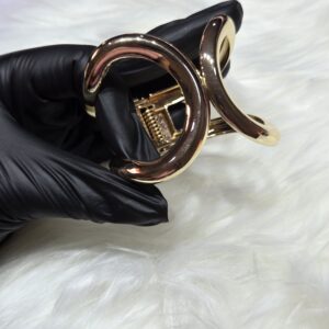 Gold Curved Chunky Bangle