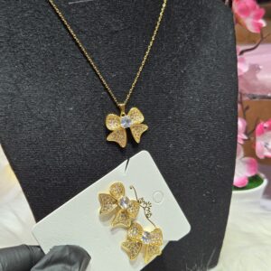 The "Belle" Crystal Bow Set